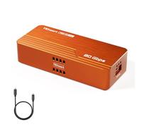 TESmart 7078M/s Carcasa Dual-Chip NVMe M.2 SSD ,PCIe 5.0,Thunderbolt 5/4/3,USB4 V2(80Gbps),USB 3.2 Gen 2x2（20Gbps）/USB 3.0/2.0,Ventilador Inteligente con Control de Temperatura,Aluminio,per 2280 SSD