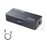 TESmart Carcasa SSD M.2 NVMe de 80 Gbps con chip JHL9480, compatible con SSD PCIe 5.0 | Refrigeración inteligente | Compatible con Thunderbolt 5/4/3/USB4 v2/USB4 | 8 TB máximo | Almacenamiento externo