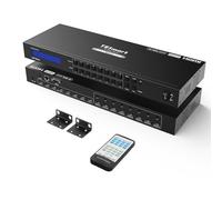 TESmart Matriz HDMI 8x8 (8 Entradas 8 Salidas): 4K@60Hz 4:4:4, HDCP 2.2, Audio Separado Matrix， Control IR/Panel/LAN/RS232， Gestión EDID, 8 Presets Usuario. para Multimedia Pro.