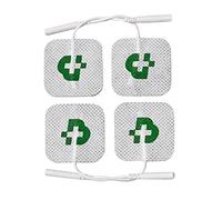 TESMED Electrodos Universales, 4 Unidades, 50 x 50 mm | Lavables y compatibles con electroestimuladores.