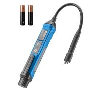 TESMEN TBF-200 Probador de Líquido de Frenos con Sonda Flexible de 8.5", Bolígrafo de Alta Precisión con Retención de Datos, Alarma de Retroiluminación en 3 Colores para DOT3, DOT4, DOT5.1 - Azul