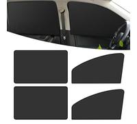 Tesnaao 4 parasoles de repuesto para ventana lateral de coche, 33 cm x 48 cm x 62 cm, cortina de ventana trasera de vehículo de 80 cm x 48 cm, accesorios universales para la mayoría de los automóviles