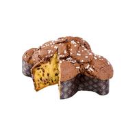 Tesori Di Sicilia Colomba de chocolate artesanal envuelta a mano, Colomba con levadura natural y levadura madre 1 kg, idea de regalo de Pascua