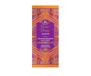 Tesori d'Oriente Agua de colonia Karma 100 ml Perfume aromático con flor de Nashi y madera de cedro, aroma para soñar en una lata de aluminio, rituales de bienestar para cuerpo y sentidos