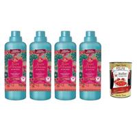 FELCE AZZURRA Mon Amour Blu Mare Ammorbidente Concentrato, Suavizante concentrado, 26 lavados, 650 ml + Italian Gourmet Polpa 400