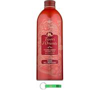 Tesori d'Oriente Bagno Crema Fiore del Dragone, 12 baños de espuma con flores blancas, limpia la piel y proporciona nutrientes e hidratación, 500 ml + llavero Beni Culinari gratuito