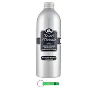 Tesori d'Oriente Bagno Crema Muschio Bianco, 8 baños de espuma con almizcle blanco, limpia la piel y proporciona nutrientes e hidratación, 500 ml + llavero Beni Culinari gratuito