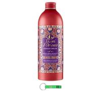 Tesori d'Oriente Bagno Crema Persian Dream, 12 baños de espuma con granada y té rojo, limpia la piel y proporciona nutrientes e hidratación, 500 ml + llavero Beni Culinari gratuito
