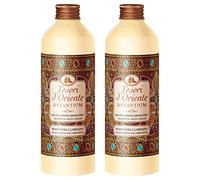 Tesori d'Oriente - Crema Bizancio, baño de espuma con notas de rosa negra y ladano, limpia la piel e hidrata los nutrientes y la humedad, 500 ml