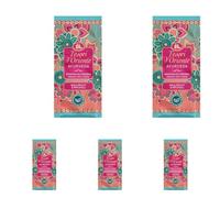 TESORI D'ORIENTE Crema de baño 'Ayurveda' Aromática de frutas Amla y Pachuli para el cuidado del cuerpo | Ritual de bienestar corporal y sentidos | 40 ml (Paquete de 5)