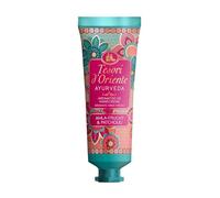 TESORI D'ORIENTE Crema de manos AYURVEDA | delicada crema de manos con extracto de fruta de Amla, aceite de sésamo, aloe vera y caléndula | ritual de bienestar para cuerpo y sentidos | 75 ml