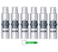Tesori d'Oriente - Desodorante en spray con aroma de almizcle blanco, 6 x 150 ml, desodorante en spray + llavero Beni Culinari gratis