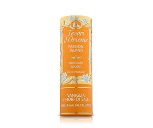 Tesori d'Oriente, Fragancia permanente, sin agua ni alcohol, vainilla y flor de sal, aromas envueltos y brillantes, 7 g