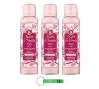 Tesori d'Oriente Ikigai - Desodorante en spray (3 x 150 ml, incluye llavero Beni Culinari gratuito)