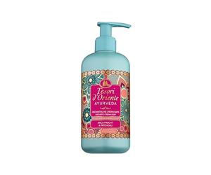 Tesori d'Oriente Jabón líquido Ayurveda 300 ml, jabón de manos aromático con extracto de fruta de Amla, aceite de sésamo, aloe vera y caléndula, para una limpieza suave, ritual de bienestar para