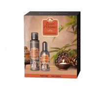 Tesori d'Oriente Lotus Flower Set de regalo - Aromatic Desodorante Spray 150 ml + Aromatic Perfume 100 ml - Suave Loto Aroma - Juego de fragancia oriental Veltao Set