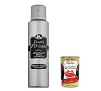 Tesori d'Oriente Muschio Bianco - Desodorante aromático en spray de almizcle blanco, 150 ml + Polpa italiana gourmet 400 g