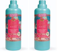 Tesori d'Oriente, Perfumador y Suavizante Líquido Aromático Concentrado Ayurveda, Aceite de Amla y Pachulí con Microcápsulas para una Fragancia Duradera, Facilita el Planchado, 42 Lavados, 760ml