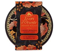 Tesori d'Oriente - Vela perfumada japonesa Rituals, de notas Soavi de Bergamota y pachulí, con ceras de alta calidad y aceites esenciales, 2 mechas, 200 g