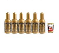 Tesori D'oriente Royal Oud dello Yemen 100 ml, aroma picante y amaderado 6 x 100 ml + Polpa italiana Gourmet 400 gr