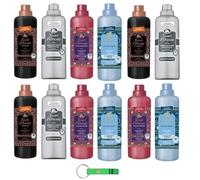 Tesori d'Oriente - Suavizante líquido para tejidos (12 x 760 ml, incluye llavero Beni Culinari gratuito)