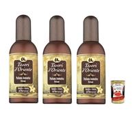 Tesori D'oriente Vaniglia e Zenzero del Madagascar 100 ml, perfume floral y envolvente 3 x 100 ml + Polpa italiana Gourmet 400 gr