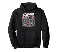 Tesoro de Runa vikinga dragón nórdico Fafnir Sudadera con Capucha