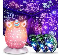 Tesoyzii Unicornio Proyector Bebe, Unicornios para Niñas Regalo Niña 3 4 5 6 7 8 Años Proyector Estrellas Bebe Juguetes Niña 3 4 5 6 Años Luz Nocturna Infantil Navidad Regalos para Bebes