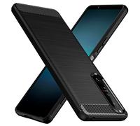 TesRank Funda Sony Xperia 1 IV, Carcasa TPU Negro [No amarillea] [Resistente a los Arañazos] Ultrafina Fundas para Sony Xperia 1 IV-Negro