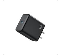 TESSAN Bloque de carga rápida GaN de 45 W, cargador USB-C PD compatible con Samsung S24/S25, iPhone 15/16/17, Pixel 7/8, iPad Pro/Air y más, negro (paquete de 1)