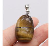 Tesselite Gema Natural Piedra de Ojo de Tigre Colgante de Forma Irregular Artesanías Hechas a Mano Collar de dijes Accesorios para Hacer Puede usarlos para Hacer Pulseras Collares Pendiente