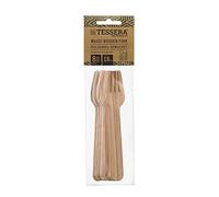 Tessera Bio Products QA4160FWFSC - Tenedores de madera (16 cm de longitud, 8 unidades)