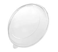 Tessera Bio Products QRL7501000TR Recycledes PET Tapas para Ensaladera de caña de azúcar 750 ml-1000 ml, redondas, 21,4 cm de diámetro, 50 unidades