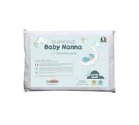 Tessiharmony® Cojín para Cuna de niño, 60 x 40 cm, 100% algodón, Almohada para Cuna, antiácaros, hipoalergénico, Transpirable 1, 2, 3 y 4 años, Altura 4 cm, Fabricado en Italia