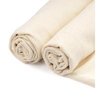 TESSTSY 2 Piezas Monje 67 X 50Cm telar Primaria Con Tela De Tufting, Duradero Lino, Lavable Tela Punch Needle