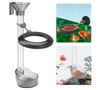 TESSTSY Juego de Tubos y Platos de Alimentación de Camarones, Comedero Acrílico para Camarones, Tubo de Alimentación de Camarón Transparente, para Pecera, Acuario, Camarones (21-37,5 cm)