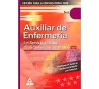 Test Auxiliar De Enfermeria Servicio Madrileño De Salud