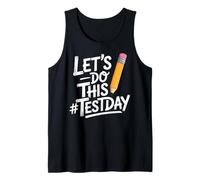 Test Day Lets Do This Pencil State Testing Teacher Camiseta sin Mangas