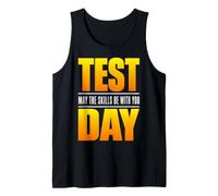 Test Day May The Skills Be with You Exam Day Student Teacher Camiseta sin Mangas