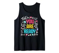 Test Day You Are Ready Motivational Student Teacher Camiseta sin Mangas