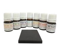Test de Oro - ¡Kit de 7 para probar metales! ¡Determine el título de sus joyas de oro (9k, 14k, 18k, 19.2k, 24k)! + Prueba de platino y plata! Piedra de toque incluida