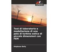 Test di laboratorio e modellazione di una pala di turbina eolica di piccole dimensioni con FEM