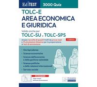 Test Economia, Giurisprudenza e Scienze Politiche 2026: raccolta 3000 quiz: Raccolta di quesiti tratti da prove reali (EdiTest Ammissioni universitarie)