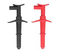 Test Hook Clip & Alligator Clamp Set | 16mm Opening for Secure Grip | Red & Black Alligator Clips for Electronics/Automotive/DIY Testing | CAT III 1000V, Copper Material