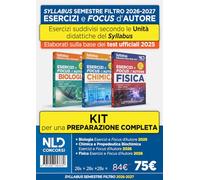 Test Medicina semestre filtro. Kit esercizi e focus d'autore di Fisica Chimica e Biologia 2026. Nuova ediz. Con software di simulazione