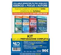 Test Medicina semestre filtro. Kit esercizi e focus d'autore di Fisica Chimica e Biologia + prove d'esame commentate 2026. Nuova ediz. Con espansione online