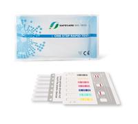 Test Multidrogas 10 Drogas en Orina THC Cannabis Marihuana Cocaína Metanfetamina Anfetamina Prueba de drogas rápida Tiras Drogotest Test rápido de drogas Test de Orina Antidrogas detector drug Kit