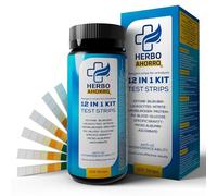 Test Orina 12 en 1 - Tiras para medir Leucocitos, Glucosa, Cetonas, Ph, Proteína, Bilirrubina, Nitrito, Ácido Ascórbico, Gravedad Específica, Urobilinógeno, Microalbúmina, Sangre - Urianálisis 100uds