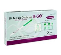 Test Ovulacion&Go 12 Un - Detecta días de máxima fertilidad