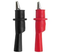 Test Probe - Clip eléctrico | Clamp eléctrico | 2x Clamps de chapado en níquel, , pinza de prueba de , probe eléctrico - Insulated Test Probe For Laboratory